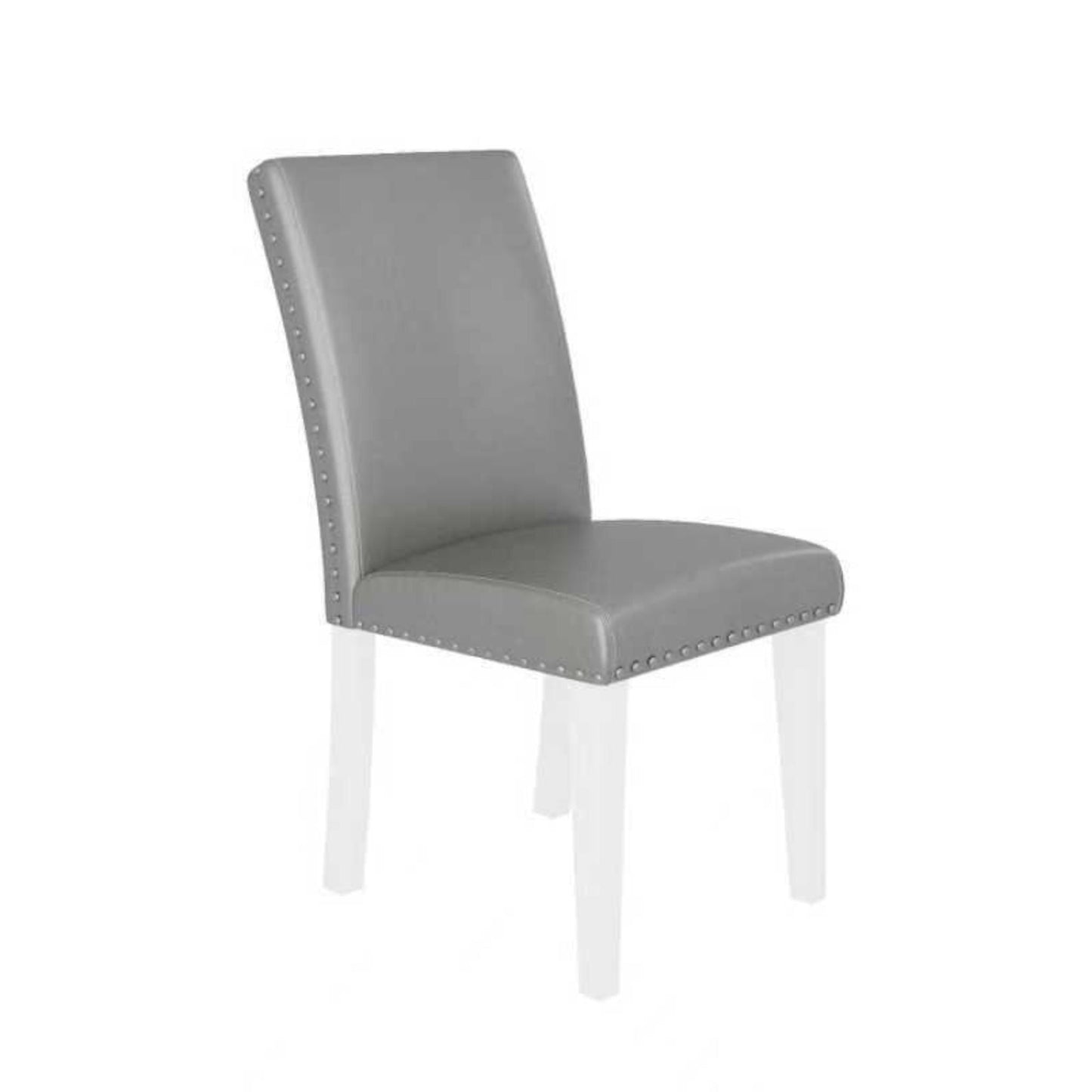Upholstered Dining Chairs High Back Design Set 2