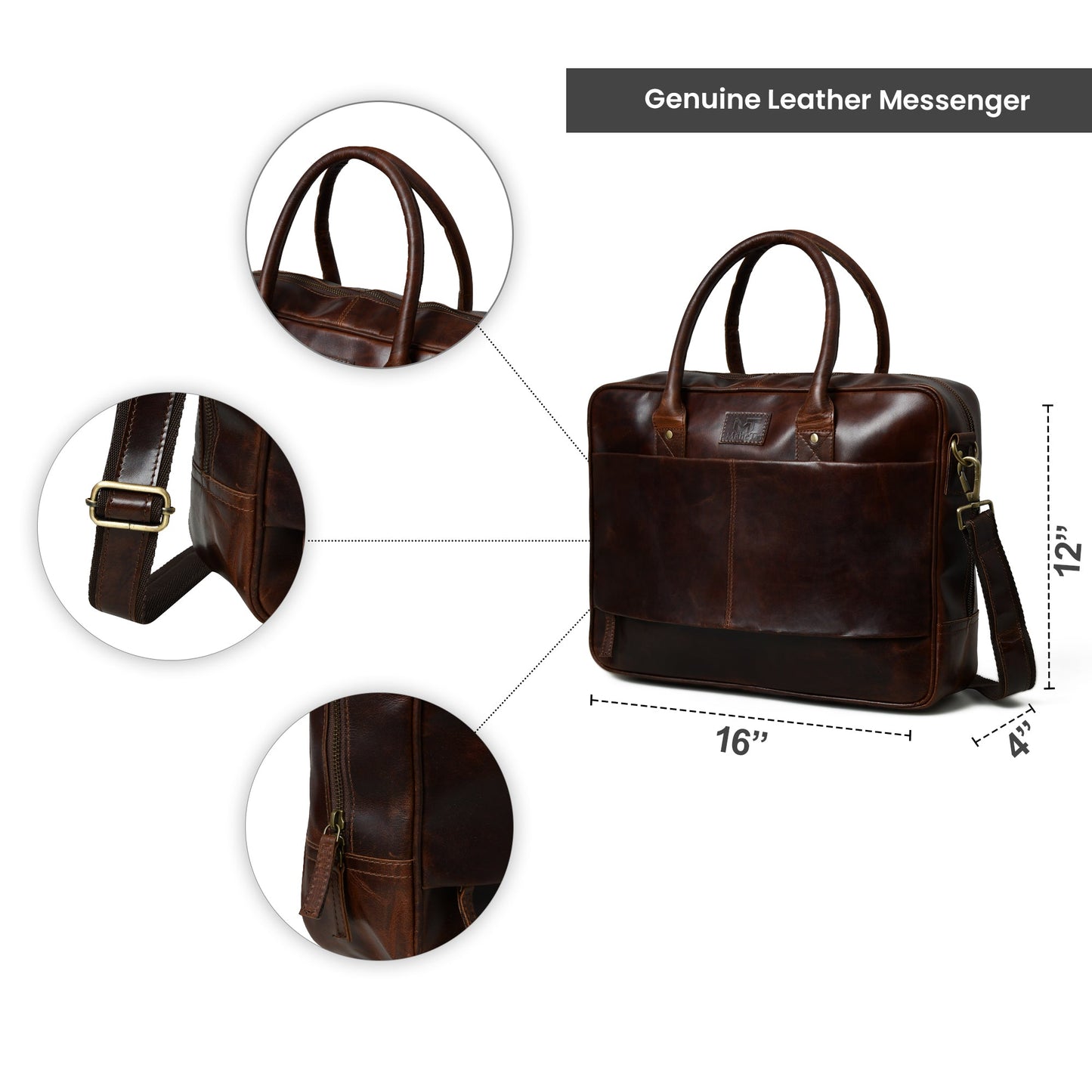 Crimson Contemporary Briefcase - Tampa Home & Garden Store