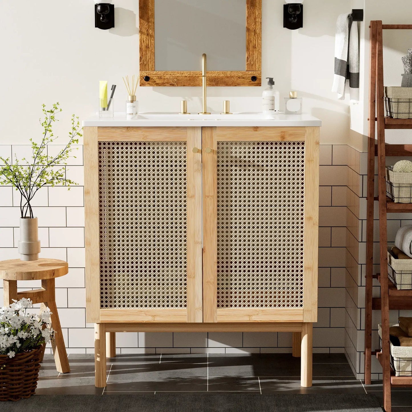 Bathroom Vanity Cabinet With Soft Close Doors