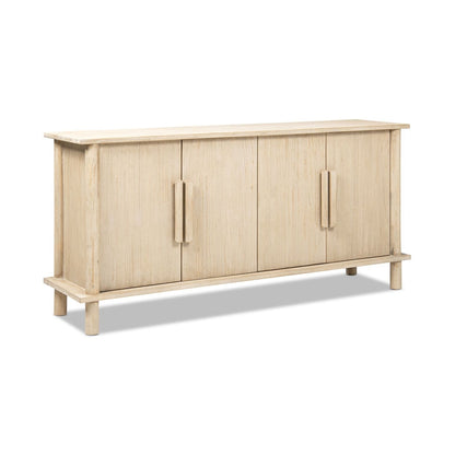 Natural reclaimed wood 4-door sideboard by HouseOfZazla, buffets storage on Tampa Home & Garden Store