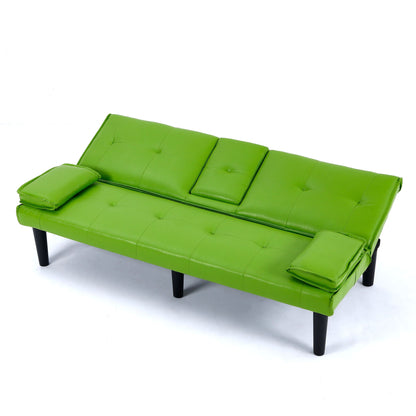Compact Foldable Sofa Bed and Cup Holder