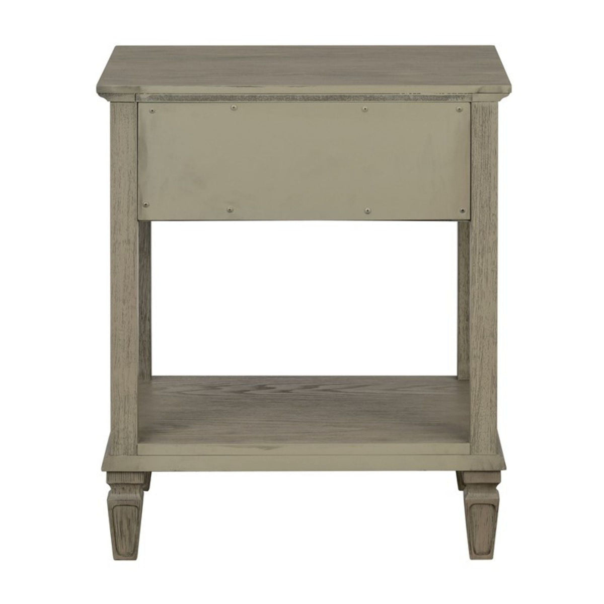 Bedside table with drawer and shelf in light brown solid wood by HouseOfZazla nightstand on Tampa Home & Garden Store