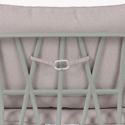 Huron Outdoor Resin Club Chair Set of Two