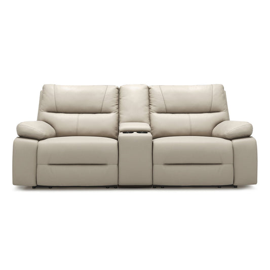 Malibu 3-Piece Power Motion Reclining Loveseat with Cup Holders cream taupe beige on Tampa Home & Garden Store