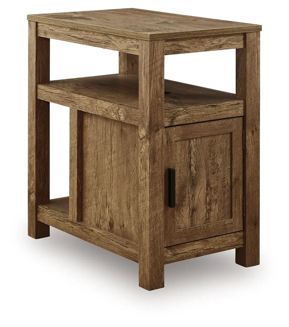 Fendenmore Chair Side End Table With USB Ports