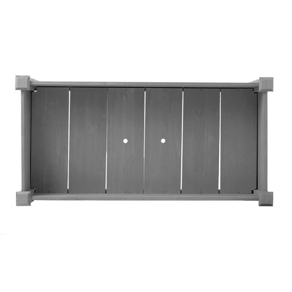 Solid Wood Raised Garden Bed and Wide Frame