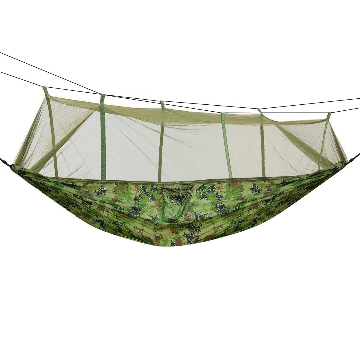 GemGear camouflage two-person camping hammock with integrated mosquito net and carry bag on Tampa Home & Garden Store