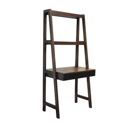 Ladder Desk in natural brown wood, ladder-style computer desk by Unique Piece Furniture on Tampa Home & Garden Store