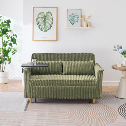 Pull Out Sofa With Movable Table and Usb Ports