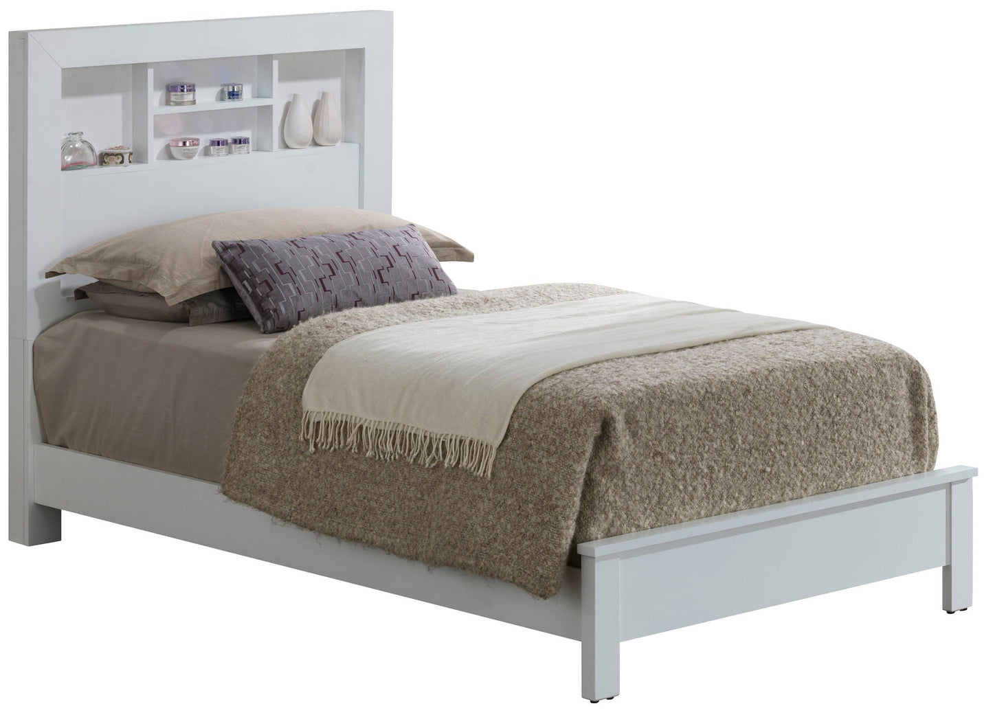 Stylish and Transitional Wooden Bed Frame