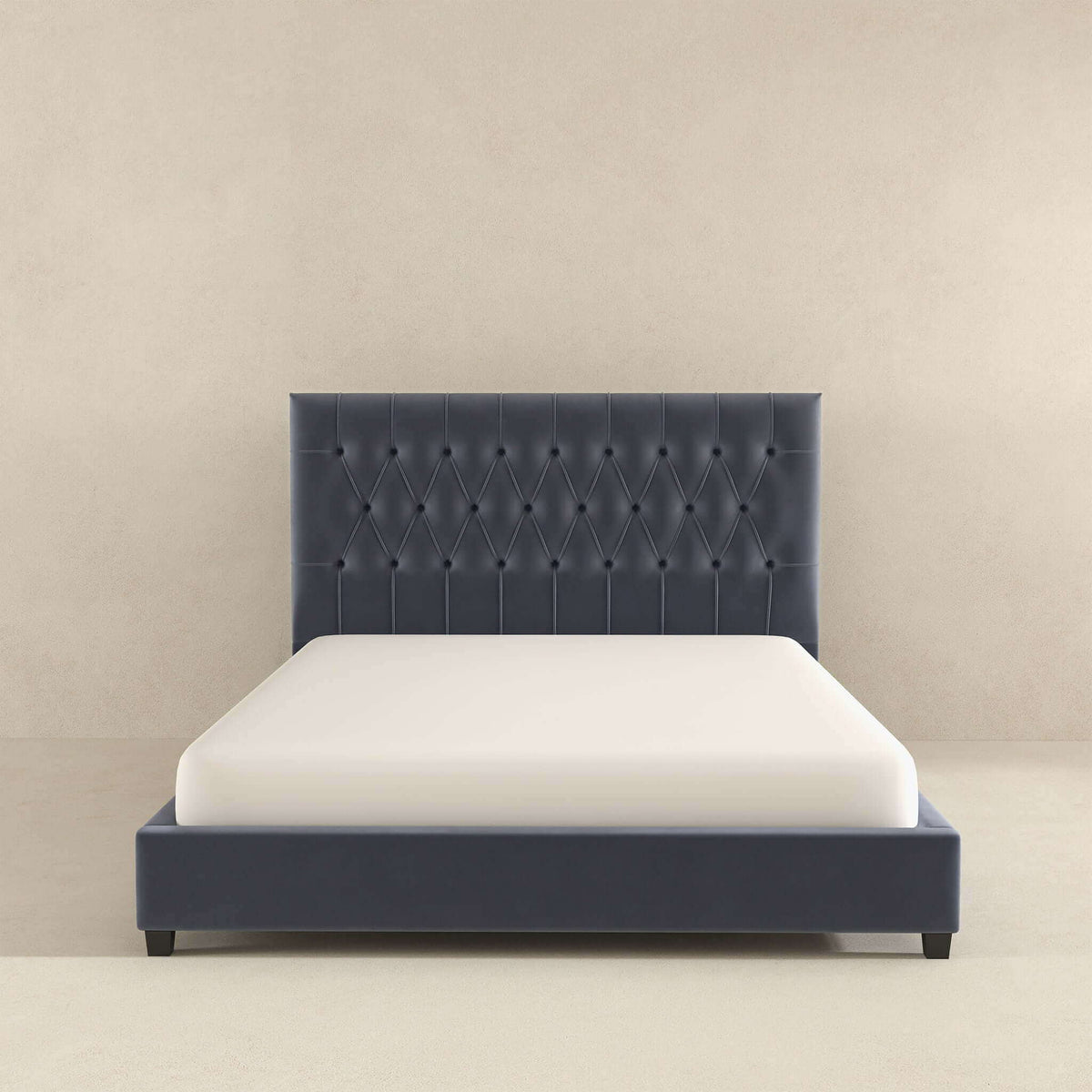Mid Century Modern and Upholstered Platform Bed