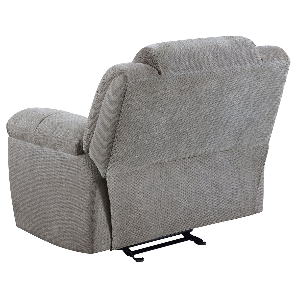 Sebring gray upholstered glider recliner chair with manual recline HouseOfZazla on Tampa Home & Garden Store