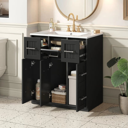Vanity With Undermount Sink and Soft Close Doors