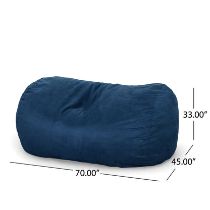 Marlin 6.5 Foot Bean Bag With Suede Cover