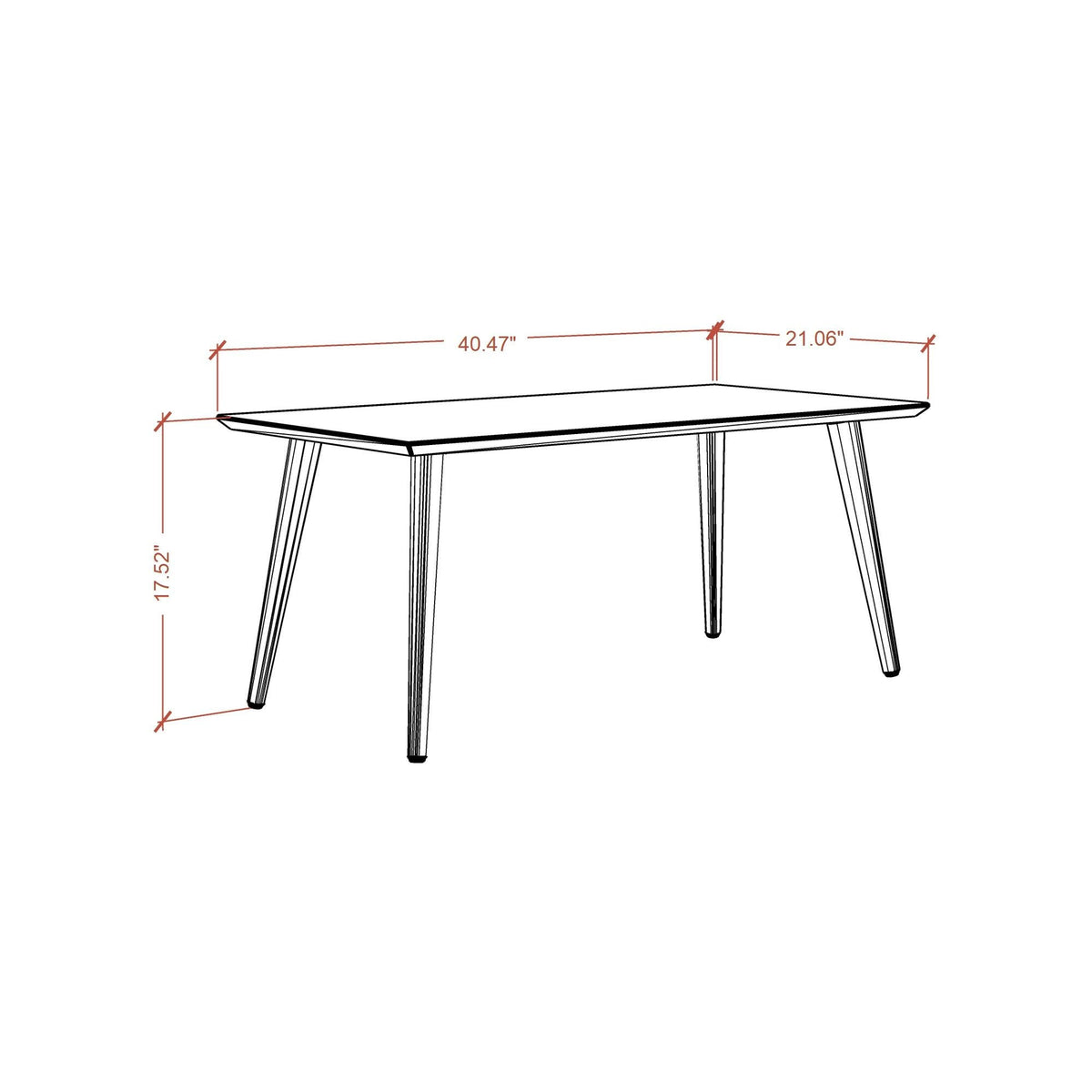 Off White Lacquered Coffee Table with Solid Wood Legs HouseOfZazla on Tampa Home & Garden Store