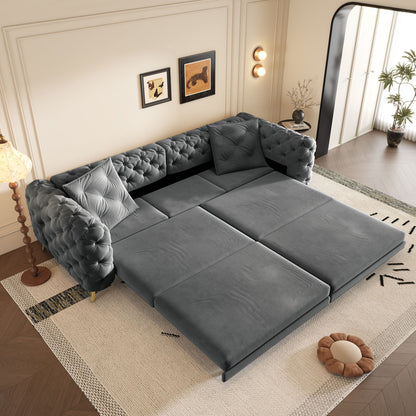 The 3 In 1 Convertible Sofa and Deep Seats