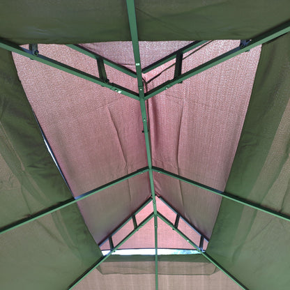 13x10 Outdoor Gazebo Canopy With Double Roof