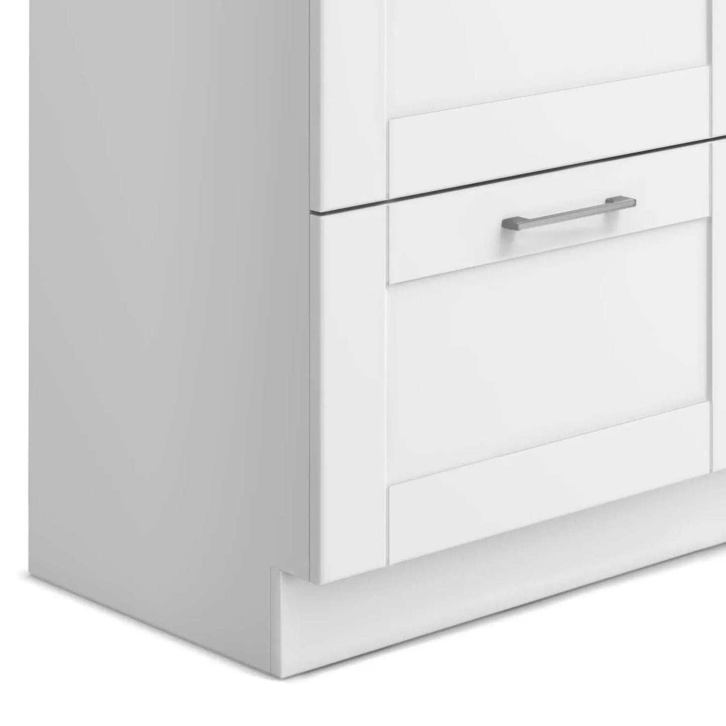 Shaker Laundry Cabinet with Sink and Faucet White