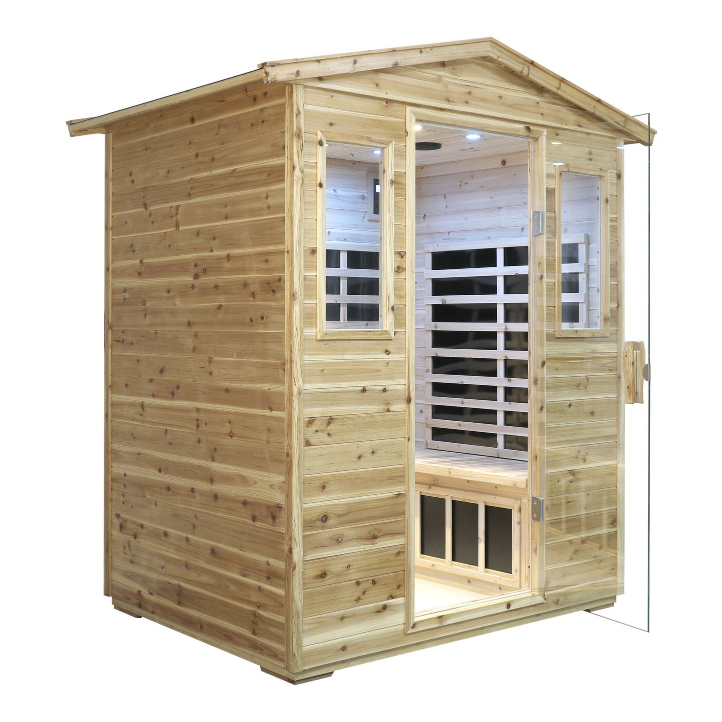 Four Person Far Infrared Old Fir Sauna Room
