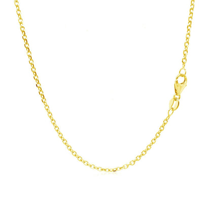 14k yellow gold adjustable cable chain necklace 1.5mm Bids.com on Tampa Home & Garden Store