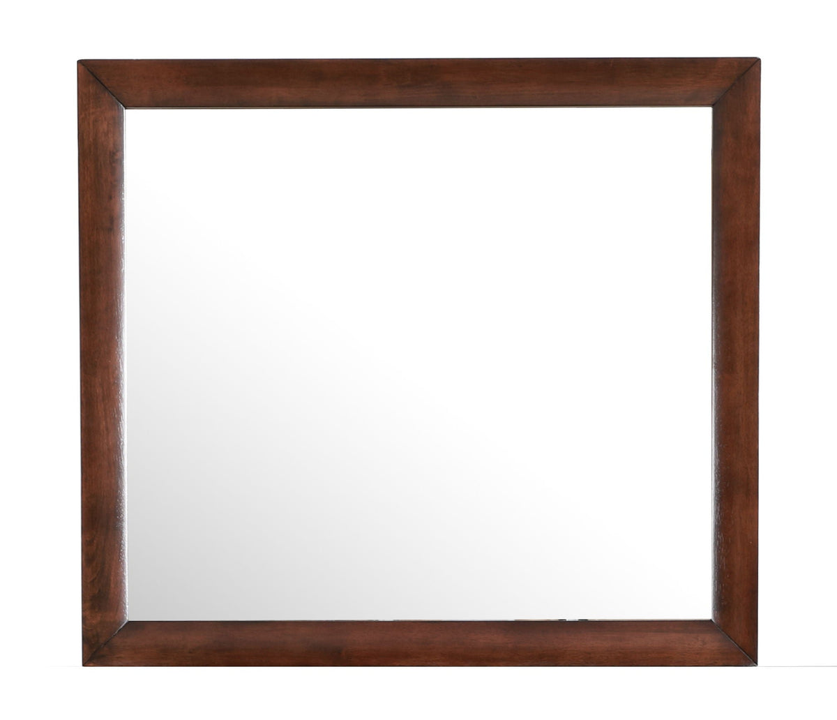 Marilla Mirror with Low Distortion Glass in dark brown wood frame wall mirror by HouseOfZazla on Tampa Home & Garden Store
