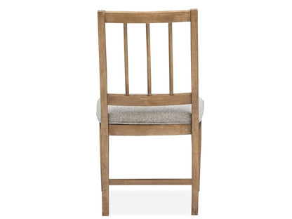 Lindon Dining Side Chair with Upholstered Seat
