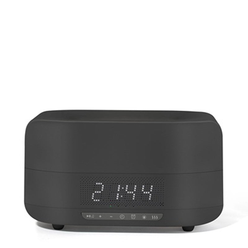 Multifunctional Atmosphere light sleep wireless Bluetooth speaker flame humidifier aromatherapy machine digital display clock - Tampa Home & Garden Store