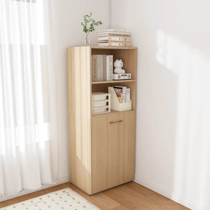 Stretchable Office Desk with Shelves and Wheels