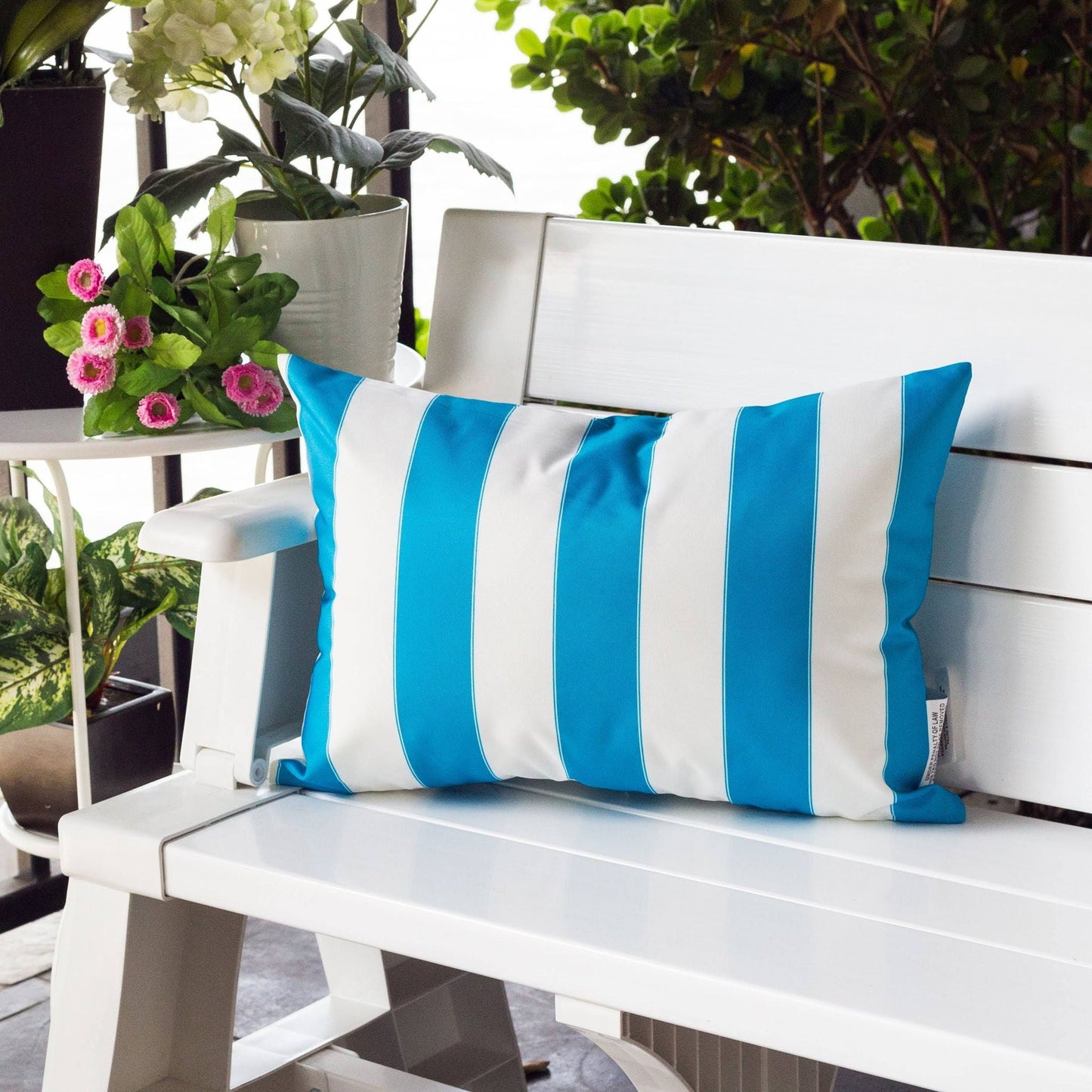 Horizon Stripe Pillow For Indoor And Outdoor Use