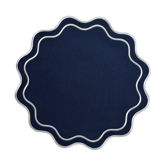 Solid Navy Wave Placemat