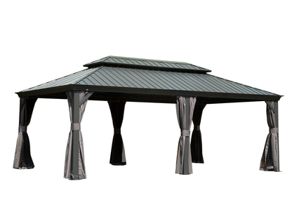 14 By 20 Hardtop Gazebo and Metal Canopy