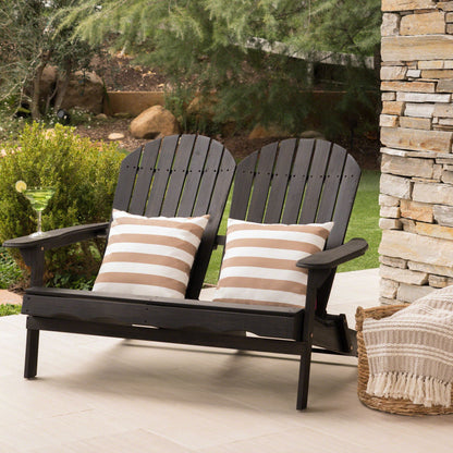 Adirondack Rocking Loveseat For Patio And Garden