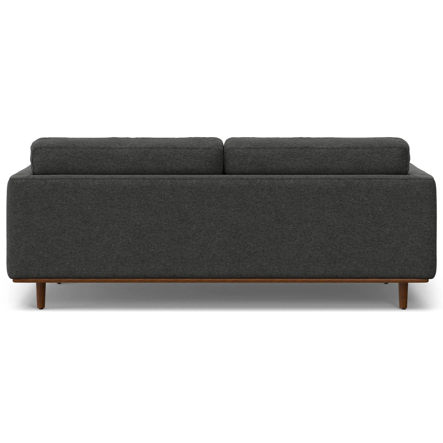 Morrison sofa and ottoman set dark charcoal fabric with wooden legs Unique Piece Furniture on Tampa Home & Garden Store