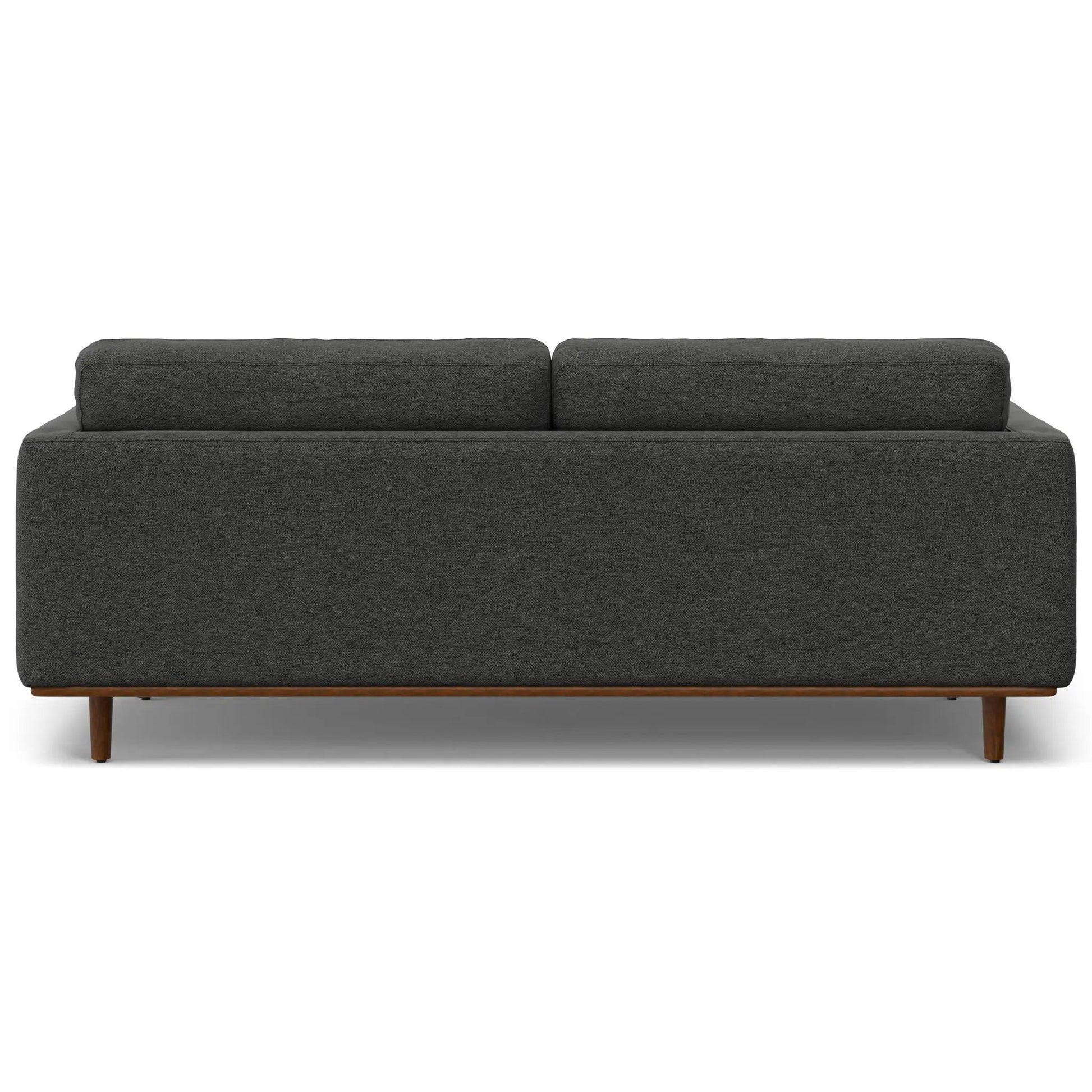 Morrison sofa and ottoman set dark charcoal fabric with wooden legs Unique Piece Furniture on Tampa Home & Garden Store