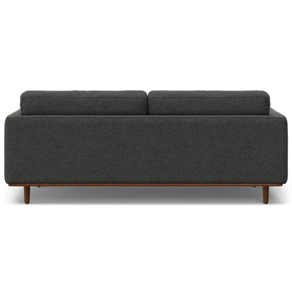 Morrison sofa and ottoman set dark charcoal fabric with wooden legs Unique Piece Furniture on Tampa Home & Garden Store