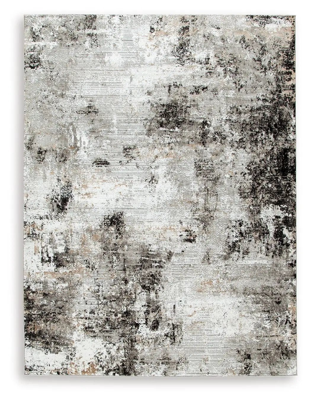 Langwell rug by Unique Piece Furniture, abstract beige-gray area rug on Tampa Home & Garden Store
