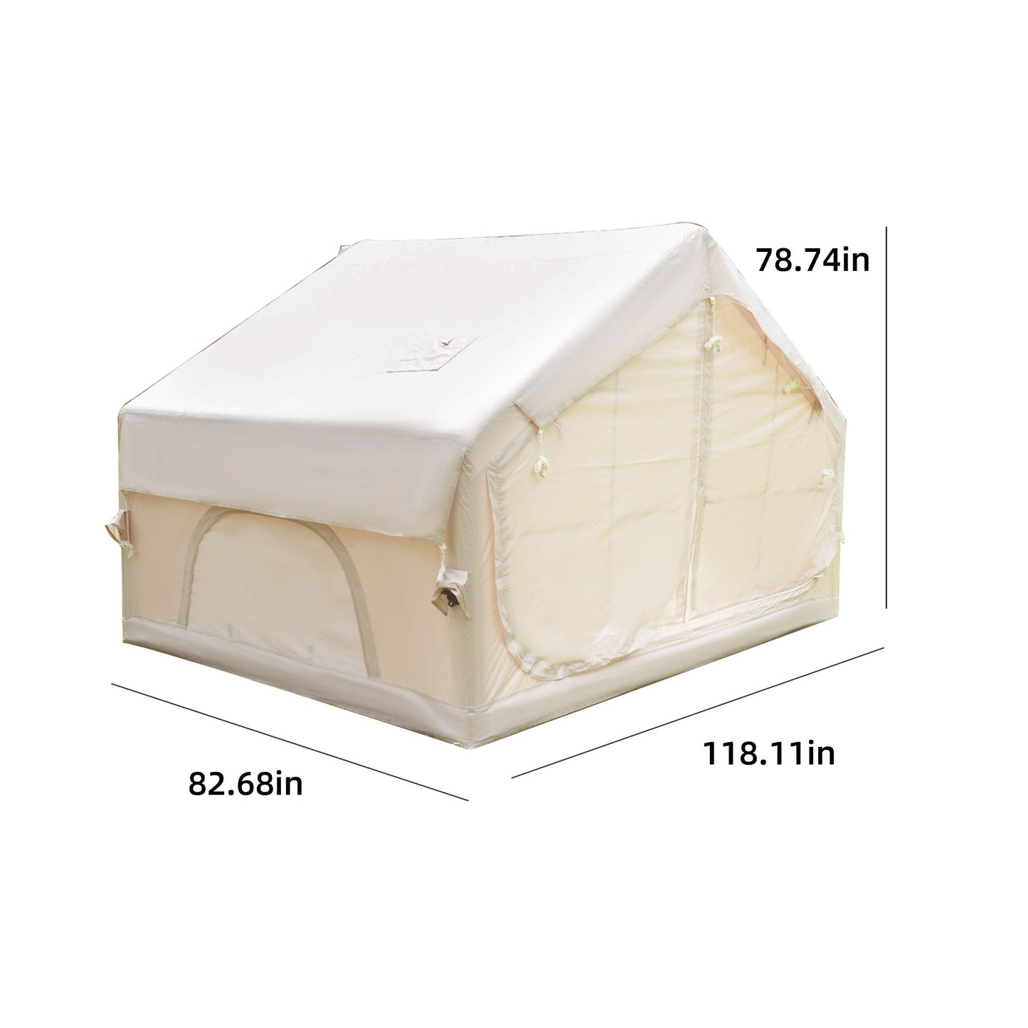 Waterproof Inflatable Camping Tent and Base Mat