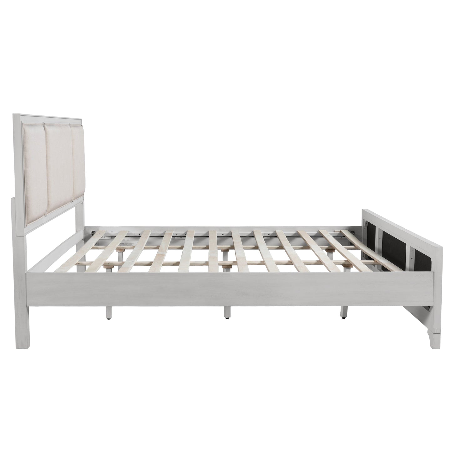 King Size Bed Frame and the Upholstered Headboard