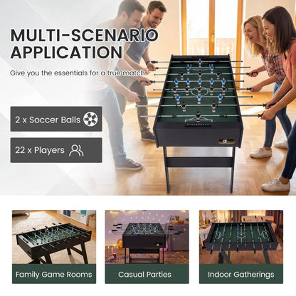48 Inch Folding Foosball Table for Competition Size