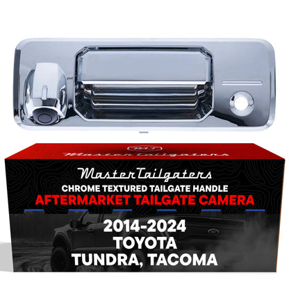 Chrome tailgate handle with backup camera for Toyota Tacoma 2016-2024 Master Tailgaters on Tampa Home & Garden Store