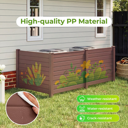 48x38 Inches Air Conditioner Fence and Privacy