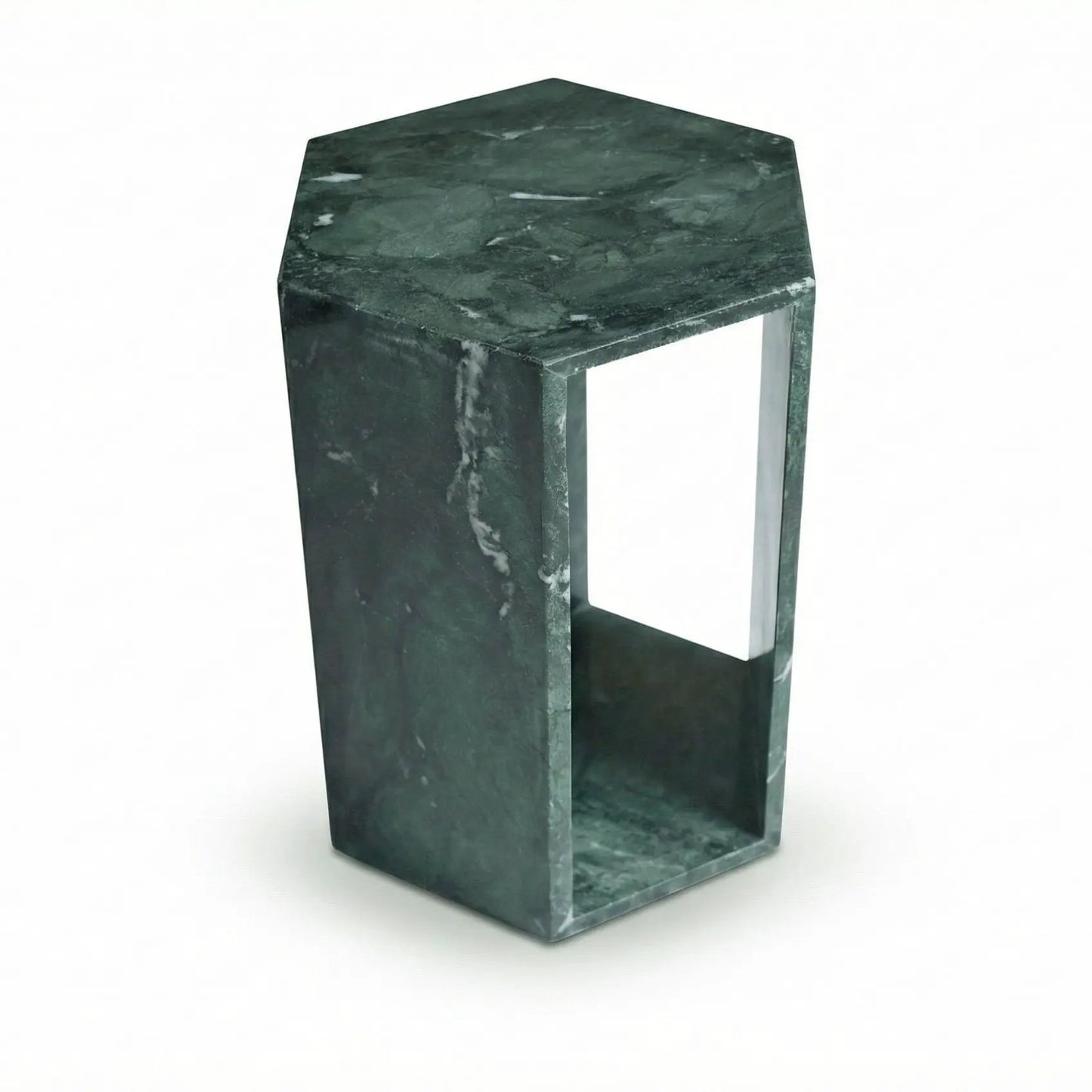 Hexagon Side Table in Modern Minimalist Style