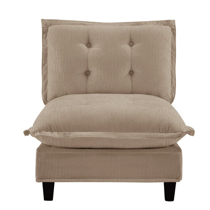 73 Inch Armless Sofa and Chenille Covers