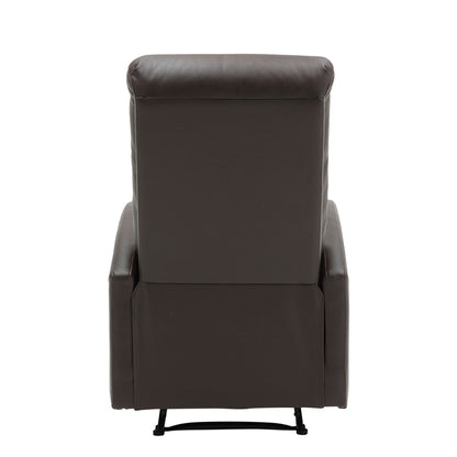 Dormi Contemporary Recliner Chair dark brown leather by HouseOfZazla on Tampa Home & Garden Store