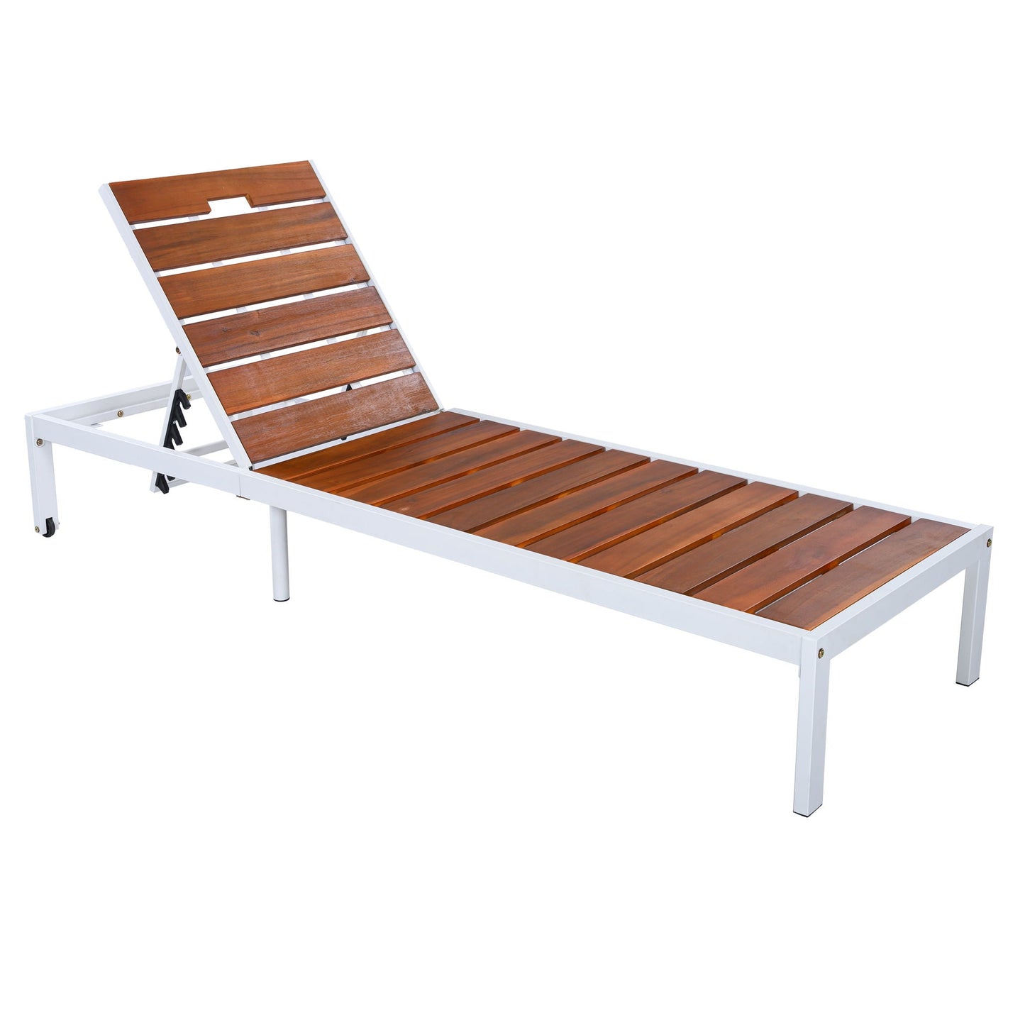 Outdoor Chaise Pool Chair For Reading And Sunbath