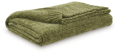 Anawood Chenille Throw Blanket for Sofa and Bed