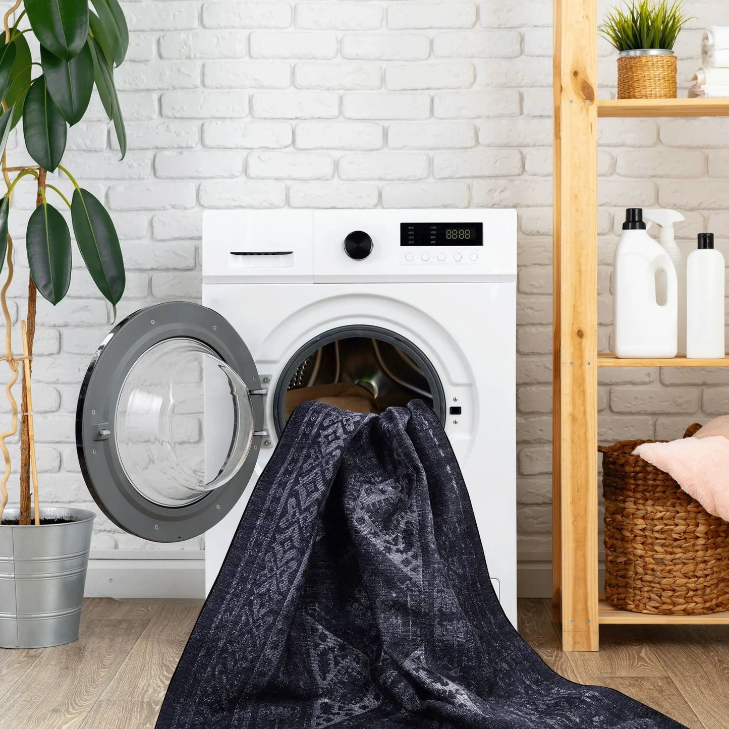 Maval Trendy Area Rug Machine Washable for Home