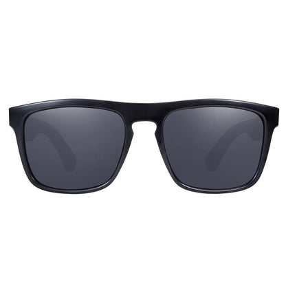 Stevvex sunglasses black frame with dark lenses unisex design for men and women on Tampa Home & Garden Store