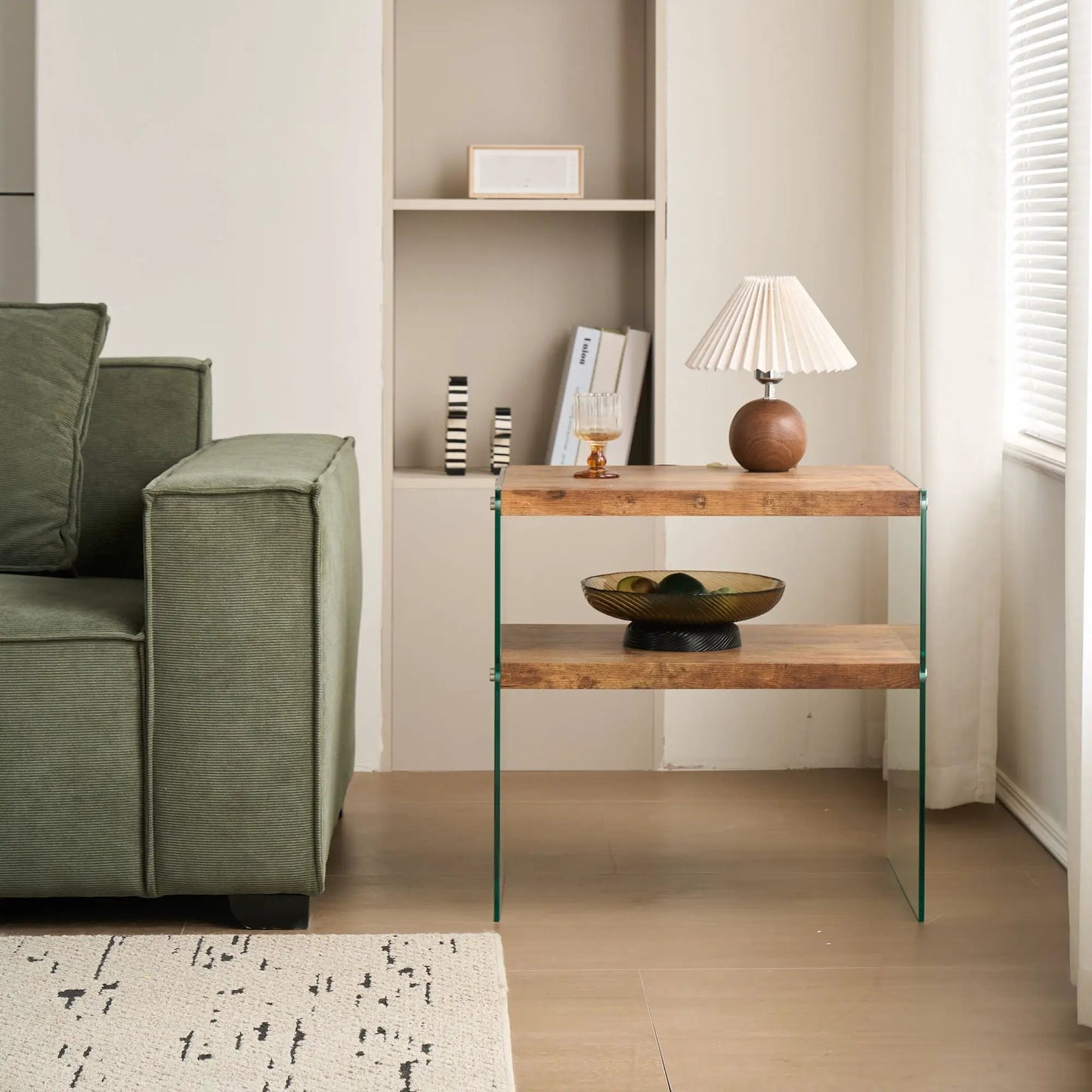 Durable Table For Living Room wood top and glass legs Unique Piece Furniture on Tampa Home & Garden Store