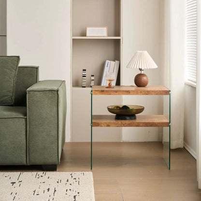 Durable Table For Living Room wood top and glass legs Unique Piece Furniture on Tampa Home & Garden Store